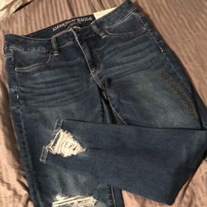 American Eagle jegging crop